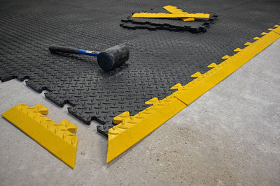 Tuff-Tile Diamond Heavy Duty Interlocking Floor Tile