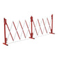 2.5m Expandable Safety Barricade Barrier - Red/White