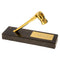'The Ultimate' Leach's 24 Carat Gold Plated Spanner Presentation Stand & Engraved Brass Plaque