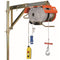 110v Electric Hoist 150kg Capacity, 40m Cable with Support Arm and Bracket