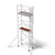 Heavy Duty Aluminium Scaffold Tower - Single Width x 2.7m Long