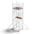 Medium Duty Aluminium Scaffold Tower - Double Width x 1.6m Long