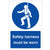 'Safety Harness Must Be Worn' Safety Sign (300 x 400mm)