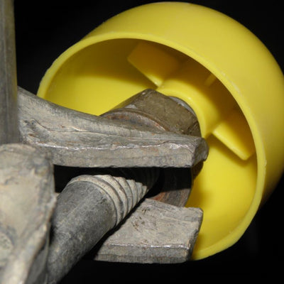 Yello BIGBEN® CombiCap placed on scaffold fitting