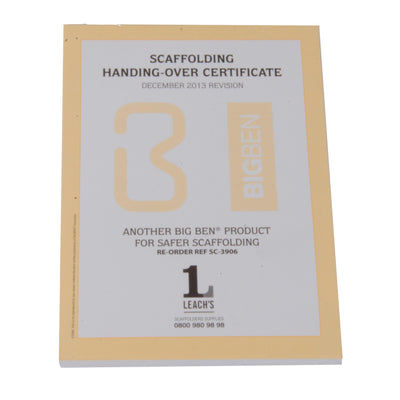 BIGBEN® Handing Over Certificates Pad 