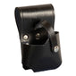 BIGBEN® Leather 5m Tape Measure Holder with Stud Fastener - Black Leather