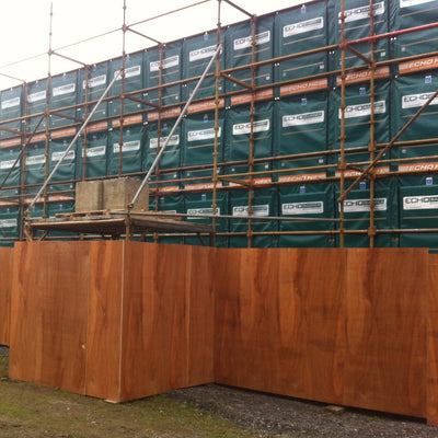 Echo Acoustic Barrier installed on site