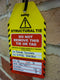 Tie Warning Test Tag in use