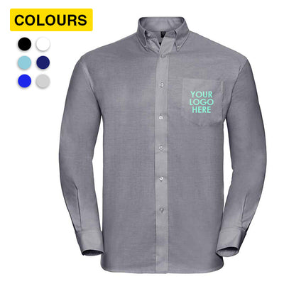 Easy Care Oxford Shirts - Long Sleeves, 6 Colours