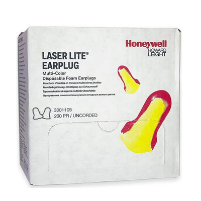 Howard Leight LASERLITE UNCORDED Earplugs - Box 200 Pairs
