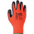 Traffiglove TG165 Motion Cut Level 1 Latex Palm Gloves, Red, Size 8M