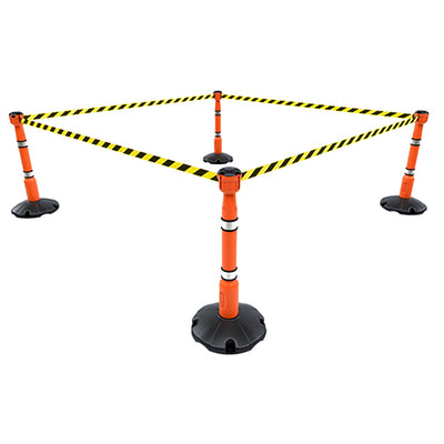 Free Standing Retractable Barrier Kit - 36m (118ft)