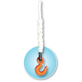 18mm Certificated Polypropylene Rope with 2 tonne snap hook