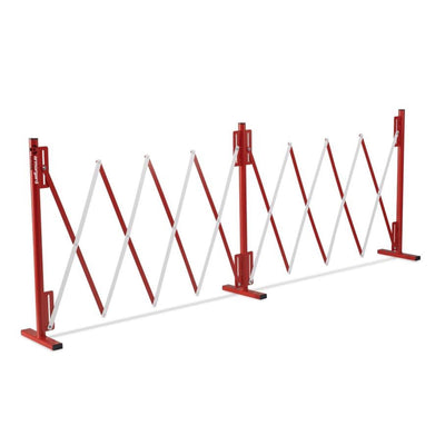 Red & white Expandable Safety Barrier