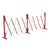 2.5m Expandable Safety Barricade Barrier - Red/White