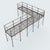 8 Bay Trestle with Handrail & Access Gate