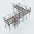 8 Bay Trestle with Loading Bay, Handrail & Access Gate