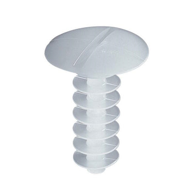 White Cover Cap for Scaffold Screw Eye Plug Hole - 100 Pack