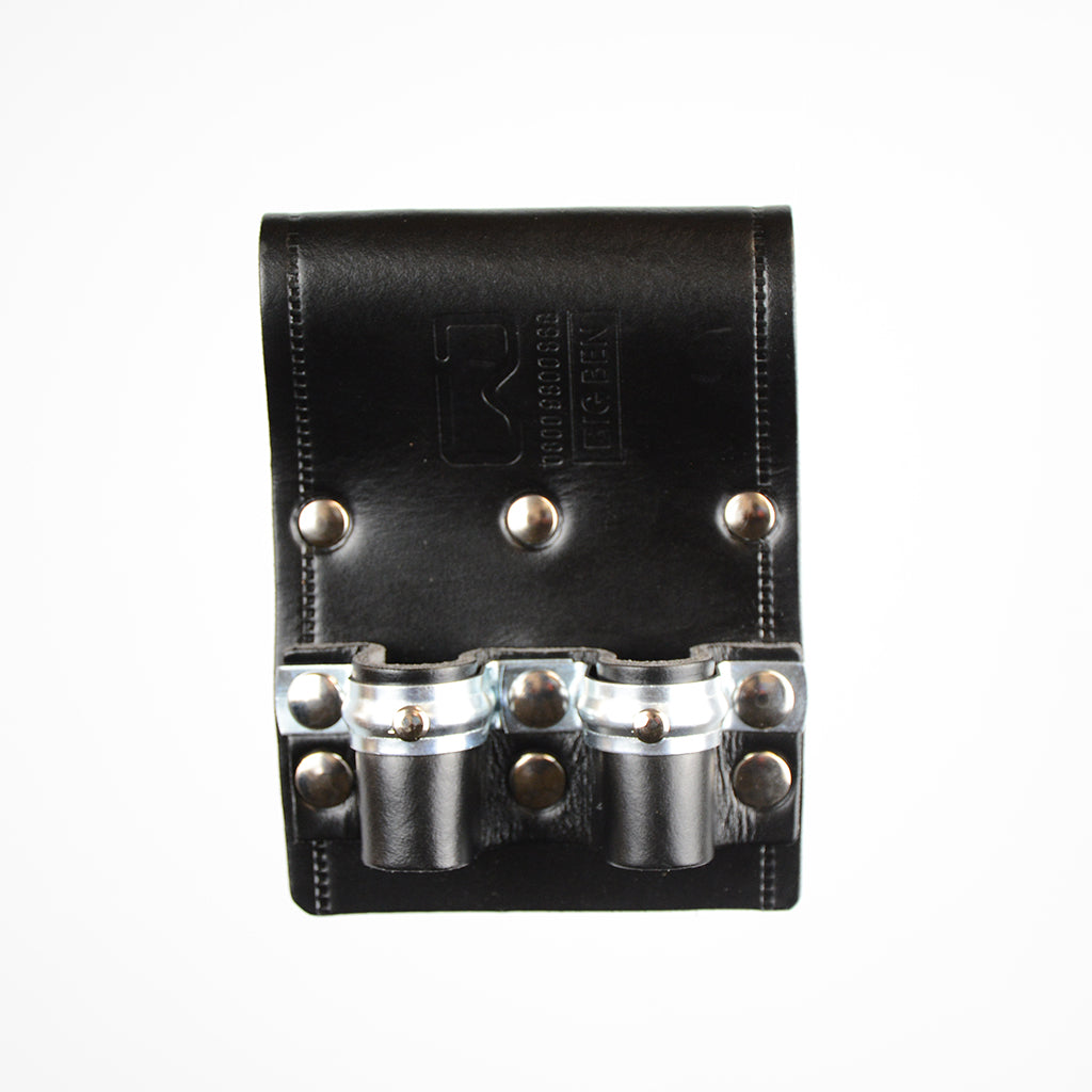BIGBEN® Metal Reinforced Double Spanner Frog - Black Leather