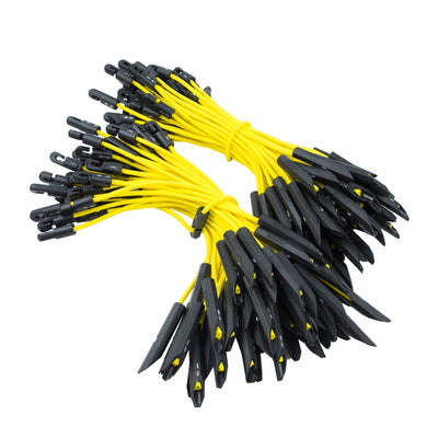 BIGBEN® Bungee Toggle Ties - 1,200 Yellow & Black