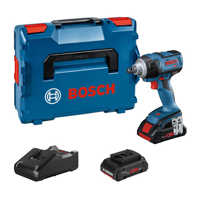 Bosch GDS18V-EC300 ABR 18v 1/2 Brushless Impact Wrench, 2 x 4ah