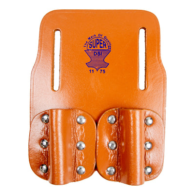 Tan Leather Double Tool Holder