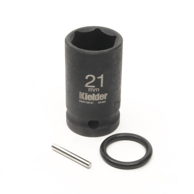 21mm Impact Socket with Retaining Pin - 52mm Long