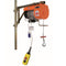 110V Electric Hoist 200kg Capacity, 25m Cable with Support Arm and Bracket