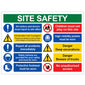 'Site Safety' Sign (400 x 300mm)