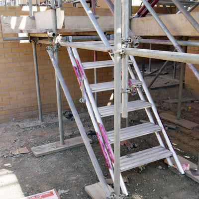 Scaffold stairs on scaffold