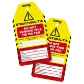 Tie Warning Test Tag - 50 Pack