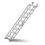Adjustable scaffold stair