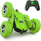 SGILE RC Stunt Car Toys, Direct Charge Remote Control Car with 2 Sided 360 Rotation Gifts for Boys Girls Kids Age 6+, Green