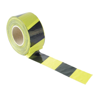 Roll of Yellow and Black Barrier Tape