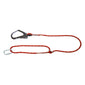 BIGBEN® Adjustable Rope Fall Restraint Lanyard with Scaff Hook and Carabina