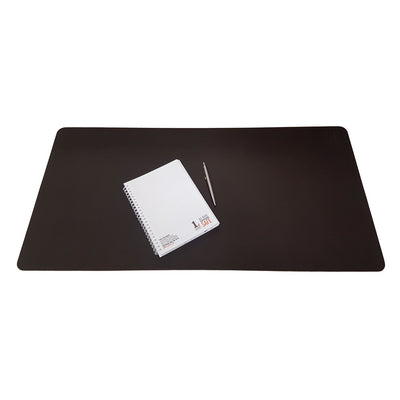 Notepad and pen on Leather Desk Mat