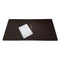 Notepad and pen on BIGBEN® Leather Desk Mat