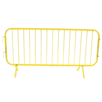 Heavy Duty Pedestrian Barrier - Powder Coated Yellow