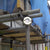 Heavy Duty Scaffold Light installed on a scaffold