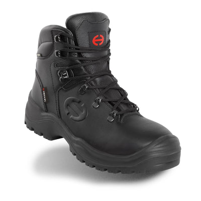 Heckel Macsole® X Black Waterproof GORE-TEX® Metal Free Boots Black-SF-MX300GT-06-Leachs