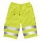 Hi-Vis Jogger Shorts, Yellow-HV-3299Y-S-Leachs