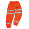 Hi Vis Jogging Bottoms, Orange, c/w 1 Colour MR Scaffolding Logo on Left Leg