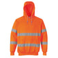 Hi-Vis Railtrack Fleece Hoodie - Orange