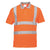 Hi Vis Railtrack Polo Shirt Orange-HV-3170-S-Leachs