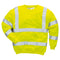 Hi Vis Sweatshirt Yellow-HV-3197-S-Leachs