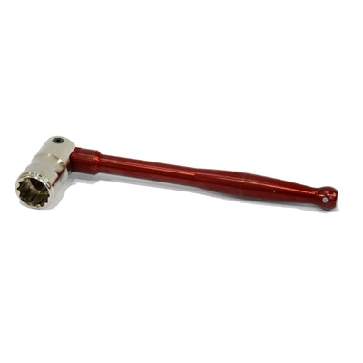 IMN Coloured Whippet Scaffolding Spanner with Red Metallic Handle