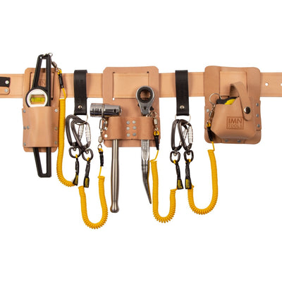 IMN Contractors Leather Tethered Tool & Belt Set