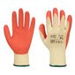 Latex Cut Level 1 Grip Glove - Orange