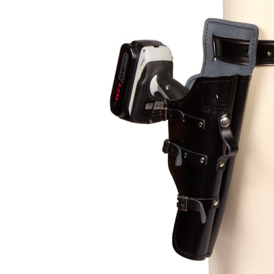 Leach’s Black Leather Drill Holster