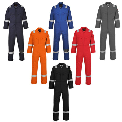 Light Weight Flame Resistant Anti-Static Coverall 280g-OF-3216-Leachs